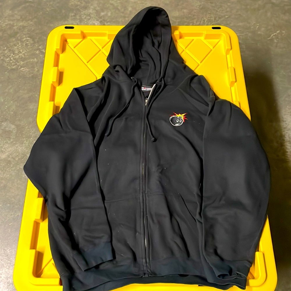 The Hundreds OG 1st Gen Release Black Adam Bomb Embroidered Hoodie